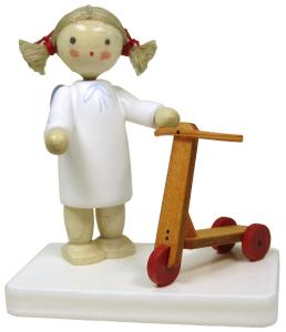 Flade Engel mit VERO-Roller  (Flade 61117) Engel mit VERO-Roller